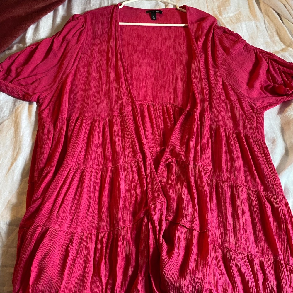Brand new Torrid Hot Pink Summer Cardigan